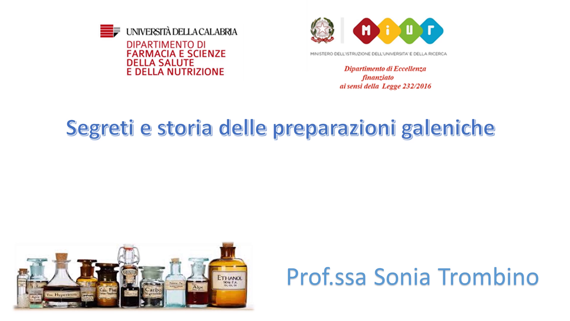 Segreti e storia delle preparazioni galeniche